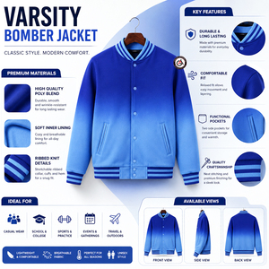 Chaqueta Bomber de Invierno para Mujer con Logotipo Personalizado en Relieve, Forro Polar, Forro de Satén Impermeable y Ecológico, Servicio OEM - Product Image 5