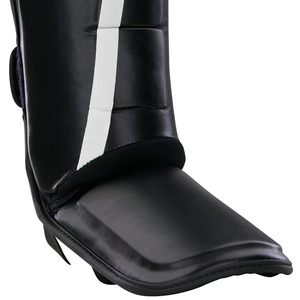 Wholesale Custom <b>MMA</b> & Karate Training <b>Shin</b> Pads 2026 Leather Sport <b>Shin</b> <b>Guards</b> Instep Foot Protection Eco-Friendly Durable - Product Image 4
