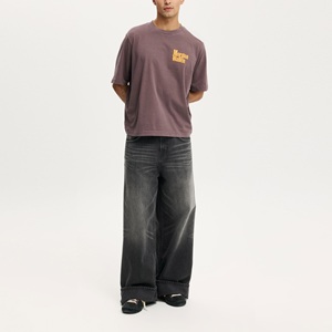 เสื้อยืดผู้ชายไซส์ใหญ่สั่งทำขายส่งแบบเรียบ |   เสื้อยืดสตรีทแวร์แขนสั้นถักจากผ้าฝ้ายคุณภาพสูง 100% ผลิตในบังกลาเทศ - Product Image 5