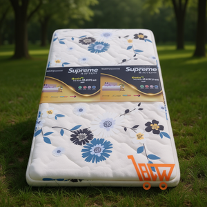 Supreme 72x36x4 Inch Queen Mattress Pad Pair Comfortable EPS + 1PF 4 Inch Topper Soft Microfiber Material for Home Hotel Use - Product Image 3