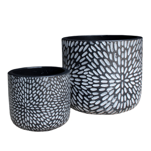 Pot de fleurs en béton léger fabriqué au Vietnam, pour l'extérieur, provenant d'un fabricant vietnamien. - Product Image 1