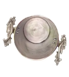 Seau à glace en aluminium artisanal moderne de qualité supérieure, finition miroir, artisanat métallique de luxe pour restaurants, hôtels, salles de banquet - Product Image 1