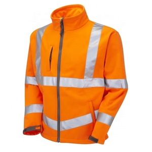 Manufacture <b>Hi</b> <b>Vis</b> Workwear Reflective Safety <b>Softshell</b> <b>Jacket</b> Best Quality and Cheap Price - Product Image 2