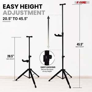 Adjustable Heavy Duty Violin <b>Stand</b> with Bow Holder <b>for</b> <b>Cello</b> Banjo Mandolin-5 Core - Product Image 2