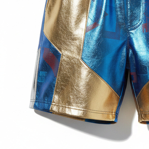 กางเกงขาสั้นฤดูร้อนแบบยูนิเซ็กซ์รักษ์โลก ผลิตจากผ้าฝ้ายออร์แกนิกและเส้นใยไม้ไผ่ กางเกงขาสั้นแบบยั่งยืน ผู้ผลิตเสื้อผ้าแบรนด์ส่วนตัว - Product Image 2