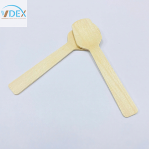 Cuillère À Dessert 105mm Cuillère En Bois Naturel En Gros Jetables Couverts En Bois Cuillère Ustensiles - Product Image 5