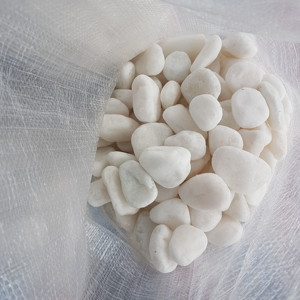 Approvisionnement en vrac à prix économique de galets de pierre naturelle blanche comme neige du Vietnam pour une utilisation paysagère - Product Image 3