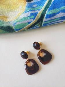 Pink <b>Resin</b> Irregular Shape Earrings Fashion Jewelry Gifts & <b>Crafts</b> <b>Resin</b> Geometric Drop Earrings Cute Jewelry <b>Resin</b> <b>Crafts</b> - Product Image 6