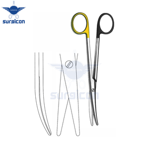 กรรไกร Mayo-Lexer ขนาด 16.5 ซม. / 6-1/2 นิ้ว ใบมีดโค้งเดี่ยวแบบหยัก รุ่น Super Cut TC กรรไกรผ่าตัดสำหรับการตัดที่แม่นยำ - Product Image 3