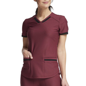 Women's Hospital <b>Scrubs</b> <b>Set</b> Nurse Medical Uniform Lab Workwear Comfortable Durable Professional Apparel 100% Cotton Needle - Product Image 3