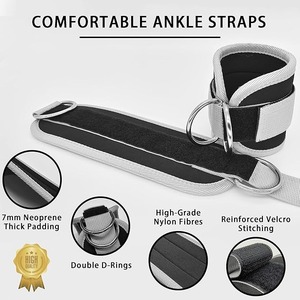 Professional Ankle Straps Durable Resistance Training Accessories for Lower Body Workout Programs - Product Image 2