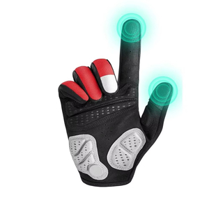 Custom Logo Full Finger Cycling <b>Gloves</b> with Enhanced Grip Technology for Bicycle Riding and Training Activities - Product Image 5