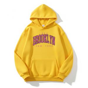 เสื้อฮู้ดดี้พิมพ์ลายดิจิตอลปักโลโก้ตามสั่งสำหรับผู้ชาย ทรงโอเวอร์ไซส์ มีกระเป๋า  ผ้าฟลีซหนานุ่มใส่สบายสำหรับฤดูหนาว - Product Image 3