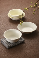 Vente en gros de bols ronds en mélamine écologique de 5,5 pouces, bols à soupe floraux, style moderne, vaisselle incassable pour restaurant
