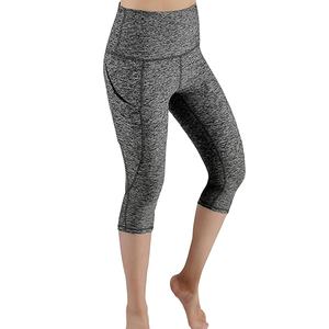 Nueva llegada de las mujeres Leggings mujeres entrenamiento fuera bolsillo Leggings Fitness deportes atléticos pantalones sólidos ajustados hasta la pantorrilla Pantalones - Product Image 1