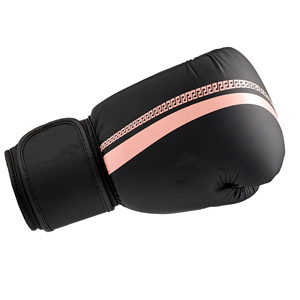 Gants de boxe professionnels de haute qualité OEM en cuir noir 14oz, prix de gros pour le sport et l'entraînement - Product Image 3