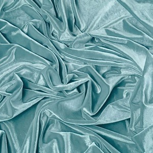 Premium Quality Light Blue Velvet 9000 Fabric <b>for</b> Men Women Clothing Dress Making and <b>Sewing</b> Projects <b>for</b> Sale - Product Image 6