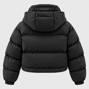 Veste matelassée à capuche pour homme Alex Sports, en velours côtelé, coupe-vent, hiver, couleur contrastée - Product Image 5