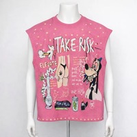Chemises pour hommes 100% Coton Oversize Écologiques Streetwear Américain Y2K Tendance High-street à Imprimé Graphique Délavées à l'acide, Très Vendues