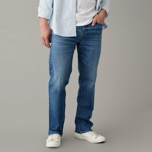 Jeans de Mezclilla para Hombre, Corte Slim Fit, Pantalones Ajustados, Jeans de Cintura Alta y Corte Recto - Product Image 5