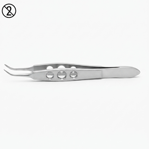 Pinzas McPherson 1X2 con Dientes Rectos, Instrumento Quirúrgico Oftálmico Desechable de Acero Inoxidable para Tejido Microquirúrgico NZ-AB-23000 - Product Image 5