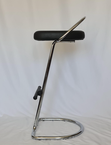 Taburete de Bar Giratorio de Metal de Diseño Moderno, Asiento Acolchado, Altura Ajustable, Mueble de Bar para Hogar, Oficina, Hotel y Baño - Product Image 6