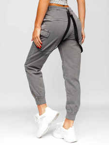Pantalones de Mujer de Diseño Nuevo, Pantalones de Cintura Alta, Formales de Oficina, Holgados, de Pierna Ancha, Largos hasta el Suelo - Product Image 3