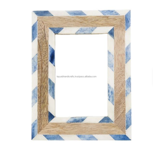 Marcos de Fotos Personalizados con Incrustaciones de Hueso y Madreperla, Venta al por Mayor en India, Decorativos, Impermeables, Ecológicos, Hechos a Mano, con Logotipo Personalizado - Product Image 6