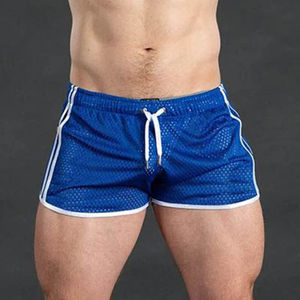 Pantalones cortos deportivos transpirables para hombre, pantalones cortos de malla de secado rápido para entrenamiento, fitness, gimnasio, natación, playa, pantalones informales ligeros para hacer deporte - Product Image 1