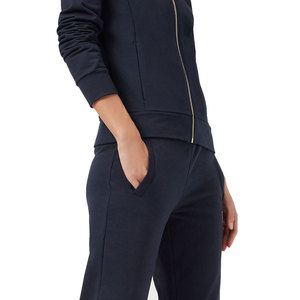 Conjunto de chándal para uso diario para mujer, sudadera de tela suave y pantalones con cintura elástica, ropa informal de moda - Product Image 3