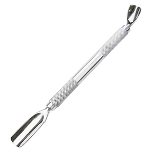 High Quality Professional Stainless Steel Nail <b>Scraper</b> Spoon Cuticle Pusher Double Sided Manicure Tool Silver Finish Durable - Product Image 1