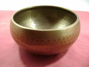 Bol chantant en laiton martelé à la main, bol de méditation tibétain pour la guérison, fournisseur - Product Image 4