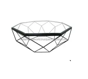 Modern design houseware coffee table greatest quality iron octagonal coffee table for home hotel decor table at best price