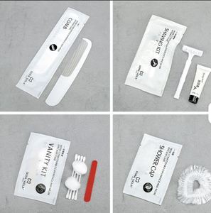 Kit d'articles de toilette jetables pour hôtel, prix d'usine, en stock, pas cher - Product Image 1