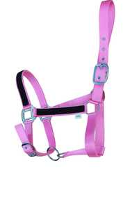 BLUHORSE High Demand Customizable Durable Soft NYLON Horse <b>Halter</b> with Crystal Head Collar for Equestrian Enthusiasts - Product Image 2