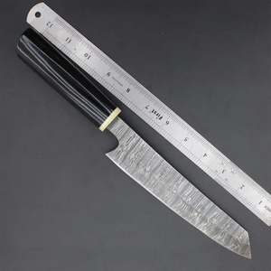 Luxury Handmade Damascus Steel <b>Kitchen</b> <b>Knife</b> Razor <b>Sharp</b> Push Button Ergonomic Resin Handle Professional Chef Utility <b>Knife</b> - Product Image 4