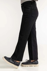 Jeans Ajustados Personalizados, Nuevo Diseño, Pantalones Vaqueros para Mujer, Rotos, Super Desgastados, Color Sólido, Lavado Ácido - Product Image 5