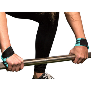 Sangles de poignet pour la musculation, produit tendance fabriqué sur mesure, couleur unie, logo et impression personnalisés. - Product Image 3