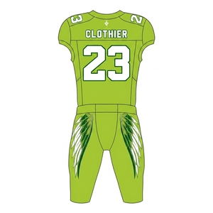 Uniforme de Fútbol Americano Personalizado, Ropa Deportiva de Equipo con Jersey y Pantalones de Poliéster Transpirable para Entrenamiento Diario y Campeonato - Product Image 2