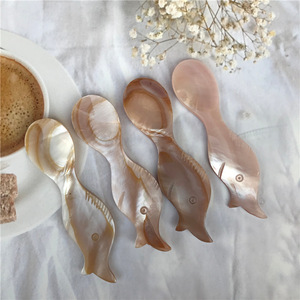 Cuchara para servir de caviar Premium de Madre de perla Cubiertos de concha para fiestas de buffet Comedor en casa Ideal para restaurantes o regalos - Product Image 6