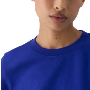 Women Premium Blue Cotton T Shirt Soft Casual Crew Neck Short Sleeve Tee OEM ODM Manufacturer Custom Wholesale Bulk StylePro - Product Image 2