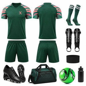 Uniforme de Fútbol Premium para Adultos, Conjunto de Entrenamiento de Fútbol, Jersey y Pantalones Cortos con Logotipo Personalizado, Transpirable y Absorbente de Humedad para Clubes y Academias - Product Image 1