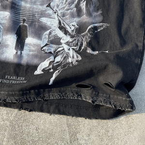 High Quality Designer Streetwear Casual <b>Shirt</b> Custom <b>Printed</b> Logo Oversized Heavyweight T-<b>shirts</b> Cotton Cropped Boxy T <b>Shirt</b> - Product Image 6