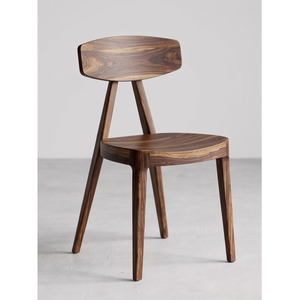 Modern Seasoned Solid Teak Wood <b>Dining</b> <b>Chair</b> Midcentury Design in Natural Finishes with Backrest Home Furniture - Product Image 1