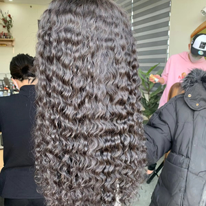 Perruque Lace Front en Cheveux Humains Vierges Remy à Cuticules Alignées pour Femmes Noires, Personnalisable, Colorée, Densité 180% - Product Image 1