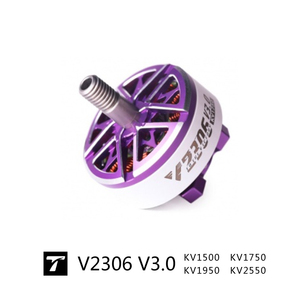 Motore Brushless <span class=keywords><strong>Velox</strong></span> V2306 V3 1750KV/1950KV 5-6S/2550KV 4S T-Motor per Droni FPV Racing Quadricottero Freestyle RC in Metallo - Product Image 3