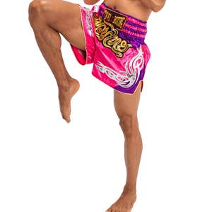 Pantalones Cortos de Muay Thai para Hombre, Estampado de Tigre Satinado, Cintura Elástica, para Entrenamiento, Gimnasio, Kickboxing, Ligeros - Product Image 3