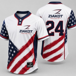Venta al por Mayor Directa de ZIAKOT INDUSTRY, Jersey de Softbol Unisex Personalizado Olive Black-City Salute To Service de Dos Botones - Product Image 4