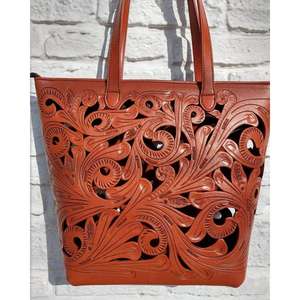 Bolsos de Cuero Hechos a Mano con Diseño Grabado, Accesorios de Regalo, Bolso de Moda para Mujer, Estilo Tradicional - Product Image 4