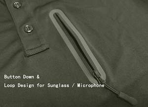 Camisetas Polo Tácticas de Manga Corta y Larga para Hombre, Cómodas, de Algodón y Poliéster, Camisetas Cargo para Actividades al Aire Libre, Personalizables - Product Image 4